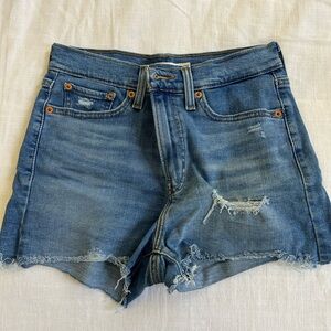 Levi’s high rise shorts